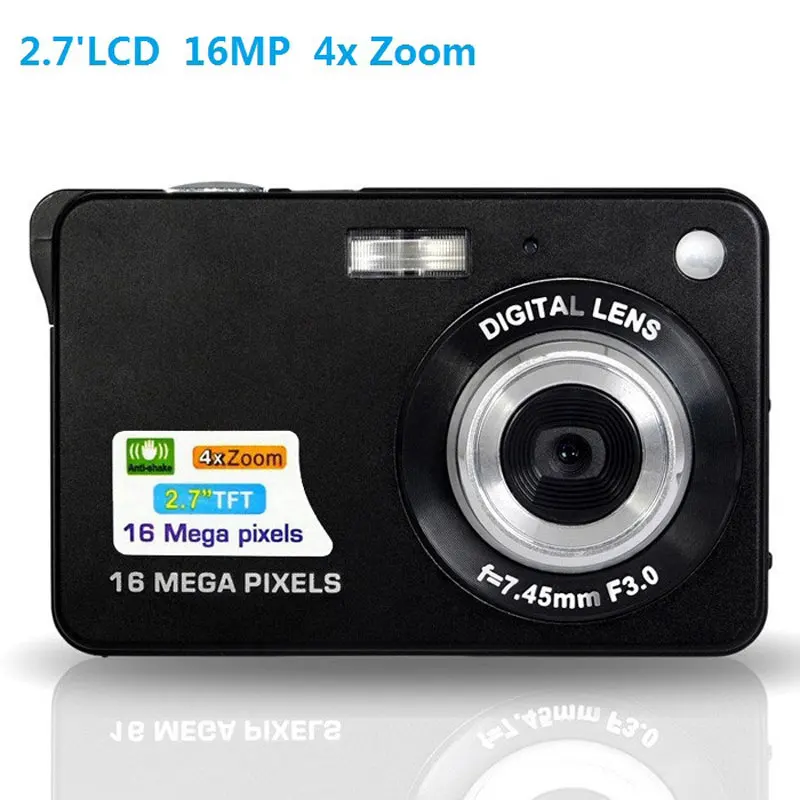 New 16.0 Mega pixels 3MP CMOS Sensor Cheap Digital Camera with 4x