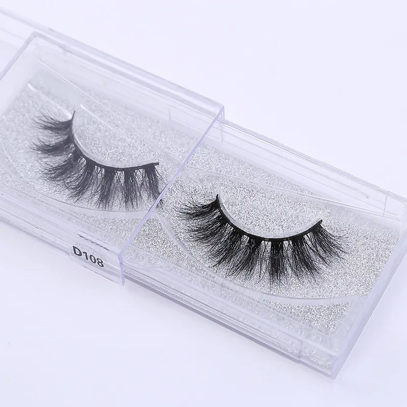 Mink Eyelashes 3D Mink Lashes Thick HandMade Full Strip Lashes Cruelty Free Luxury Mink Lashes D101-D112