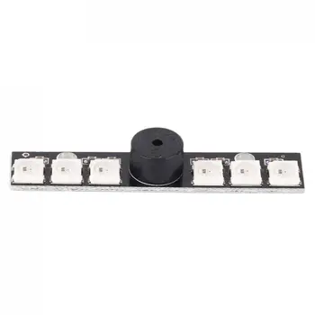 

WS2812B LED & 5V Active Buzzer 6xRGB Chips LED Indicator For Matek NAZE32 Skyline32 Flight Control