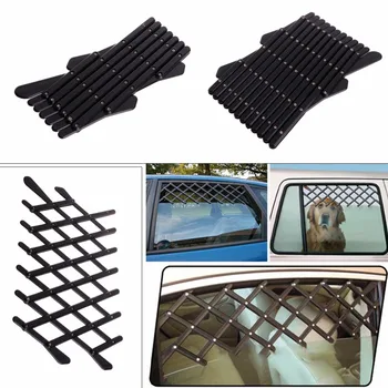 

Pet Dog Car Window Ventilation Safe Guard Mesh Vent Protective Fence Outdoor New