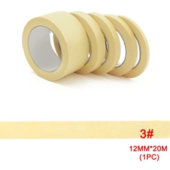 

High Temperature Single Sided Adhesive PVC Vinyl Fine Line Masking Tape Car Auto Body Shops Paint Fineline Tape 8/10/12/18/30mm