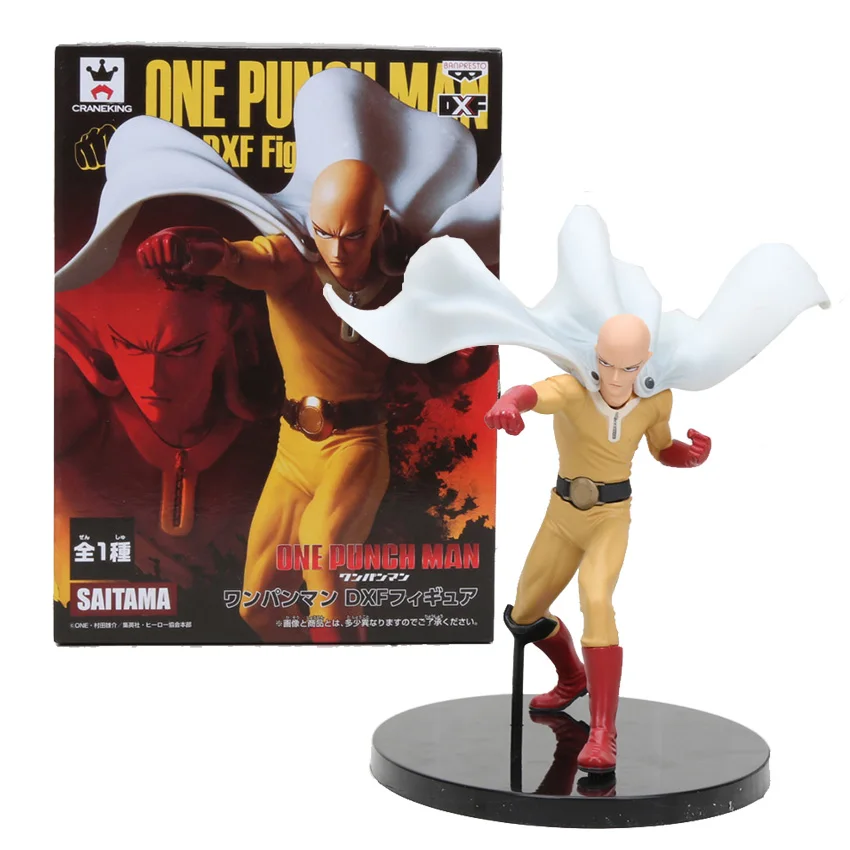 

Anime One Punch Man DXF Figure Genos Saitama PVC Figure Collectible Model Toy 15cm