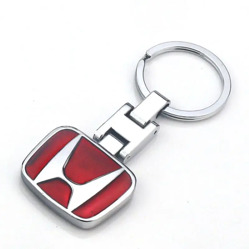 

Fashion creative metal for Honda car keychain H buckle double keychain Y-105