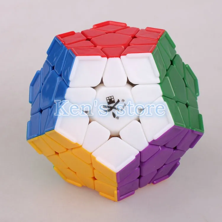 Фирменная Новинка Даян Megaminx Додекаэдр Stickerless головоломки Cube с угловой хребтов Скорость Логические кубики Игрушечные лошадки для малыша детский