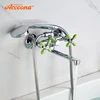 Accoona-grifo mezclador de bañera con pulverizador de mano, cabezal de ducha, grifos de baño coloridos, grifos de bañera de cuarto de baño, A6482 ► Foto 2/6
