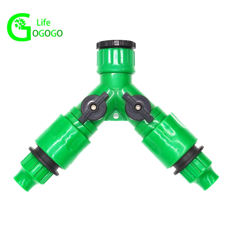 1pcs 4/7mm Quick Connector Hose Garden Tap Adapter Micro Drip Irrigation valve Pipe Splitter Watering Joint Tool | Дом и сад