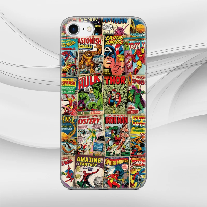 Print Bumper Comics Marvel Super Hero Cover Soft TPU Phone Case For Google Pixel 2 3 4 3A XL 2XL 3XL Lite 4XL Rubber Fundas