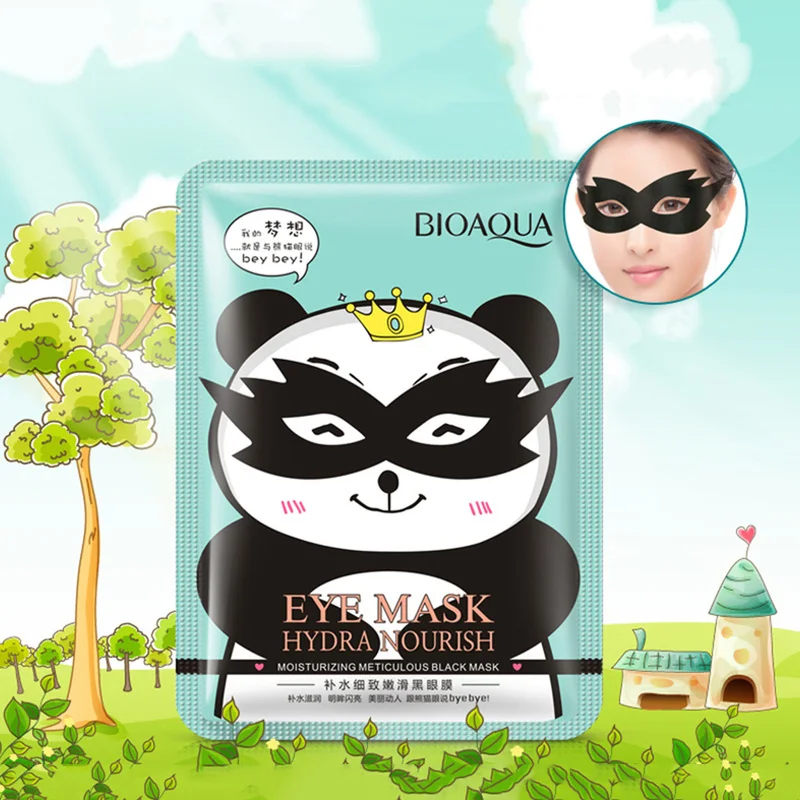 Патчи под глаза Black Panda увлажняющие маски от морщин и тёмных кругов припухлости
