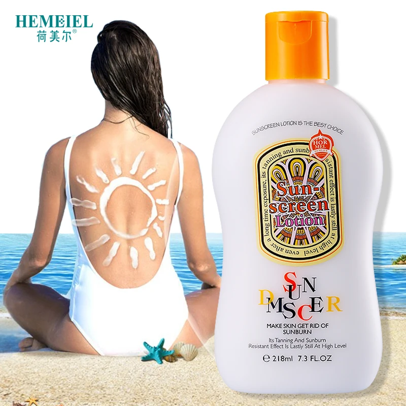 

HEMEIEL Physical Sunscreen Lotion SPF 45 UV Radiation Protective Body Sunscreen Face Skin Care Whitening Remove Sun Marks Cream