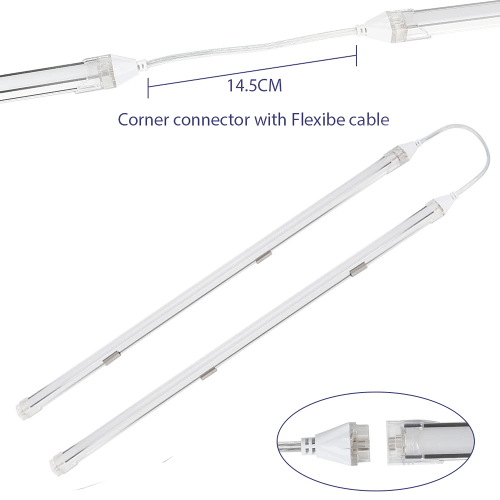 Под светодиодное освещение шкафа Linkable светодиодный светильник под шкафом плагин световая панель комплект шкаф свет магнитная полоса кухонный шкаф