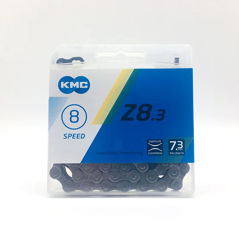 KMC سلسلة Z8.3 6/7/8 سرعة 6 s 7 s 8 s ل MTB الطريق الدراجة تحتوي على المفقودين لينك دراجة أجزاء الدراجات اكسسوارات مع 116 الروابط