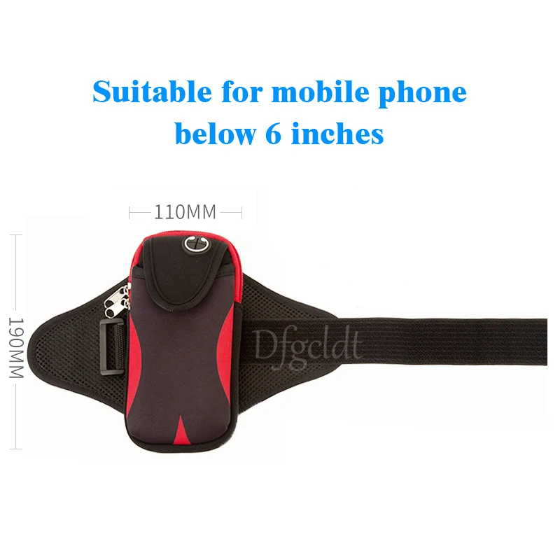 شارة الرياضة الهاتف غطاء حقيبة رياضة الجري الذراع حالة الفرقة على لهواوي فون 7 8 زائد X XS سامسونج للماء الرياضة حقيبة