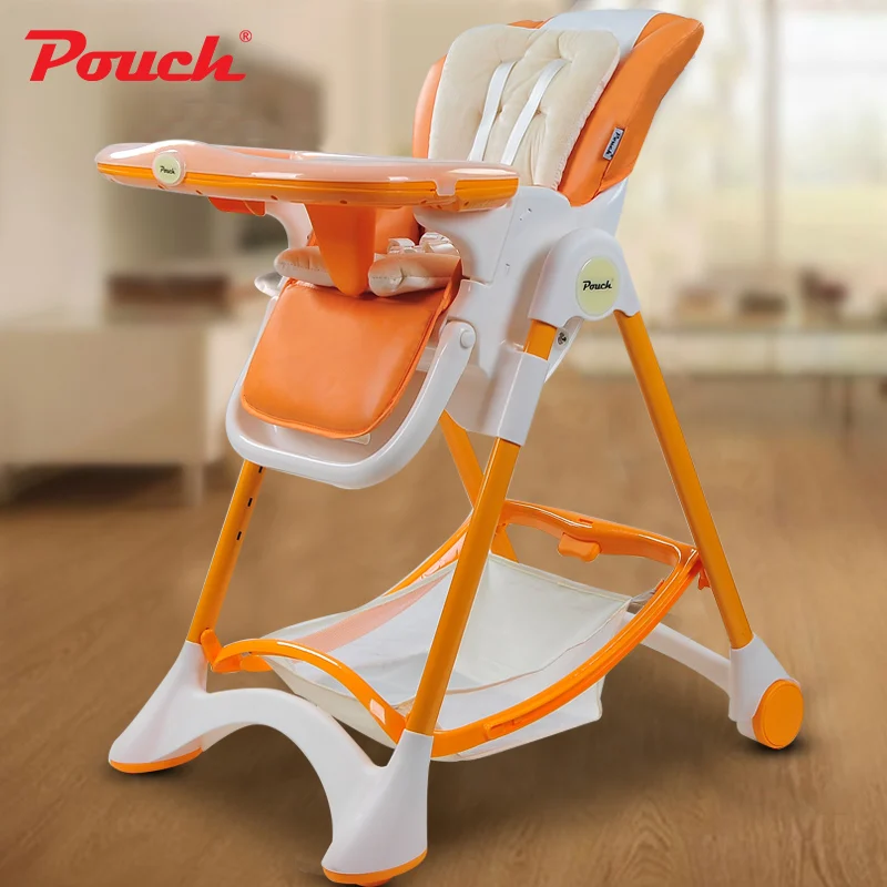 Столик для кормления малыша детский Многофункциональный Детский высокий стульчик складной портативный обеденные столики и стульчик для кормления - Цвет: Красный