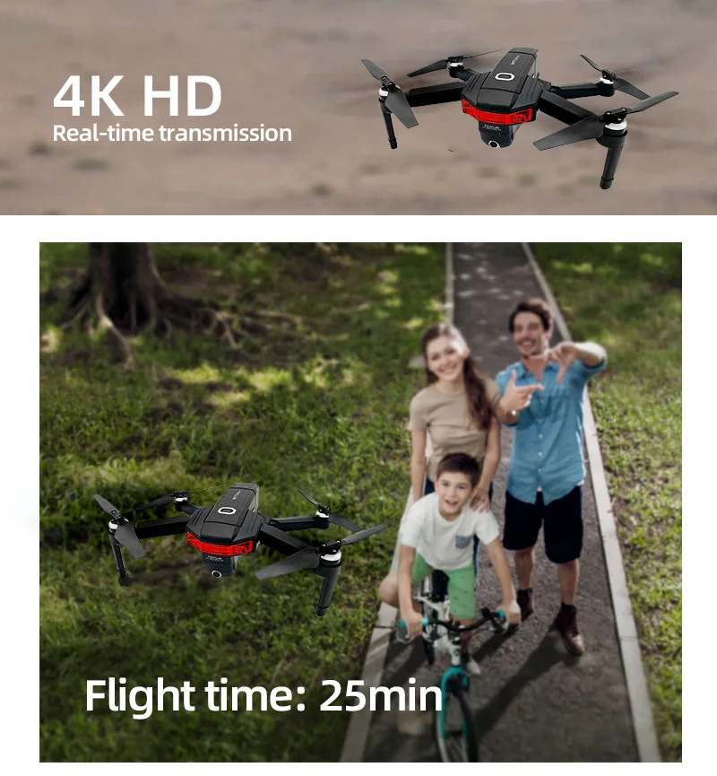 Funtogether дроны 4k hd-камера Дрон gps с камерой Оптический складной Профессиональный Квадрокоптер высота fpv Квадрокоптеры