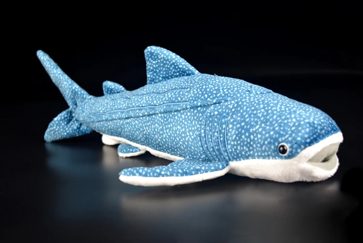 1pc 35cm simulation shark New Arrival Stuffed Ocean Animal Realistic Fish Lifelike Plush Toy Soft Toy Whale shark