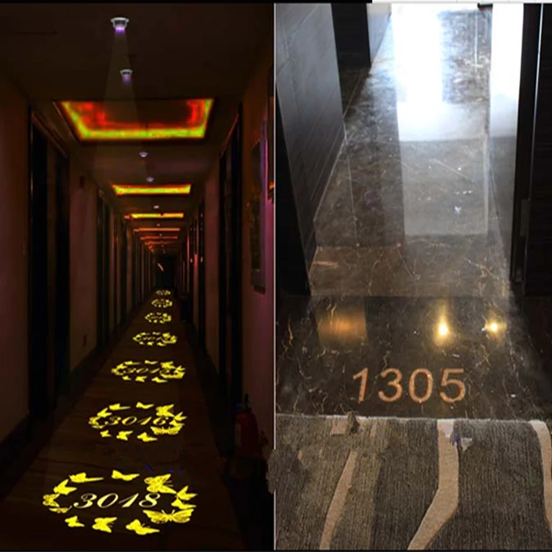 Rustproof-Indoor-10W-LED-Projector-Light-Custom-Slide-LED-Lamp-Advertising-Company-Logo-10W-Gobo-Projector