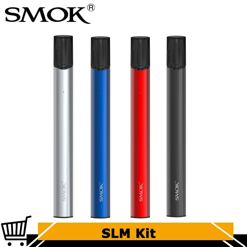 Original Smok Slm Pod Kit With 250mah Battery Light Pen Style Pod