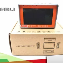 5MP AHD CCTV тестер 4 в 1 для AHD TVI CVI аналоговая камера системы безопасности для контроля уровня сахара в крови с 4,3 дюйма ЖК-дисплей Экран 5V 2A, 12V 1A