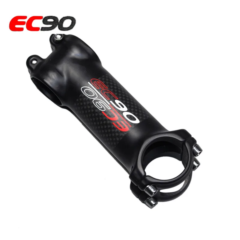 EC90 алюминий+ углеродного волокна стояк штанга стержня углеродное волокно руль для велосипеда, ультра-легкий стержень ручка из карбона 28,6-31,8 мм 6 градусов 17 градусов