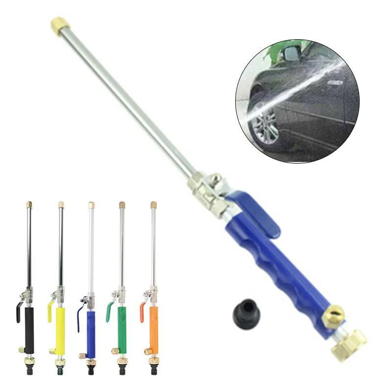 

High Pressure Water Pipe 46cm Metal Garden Water High Pressure Power Washer Spray Car Washing Tools Garden Irrigation Tool