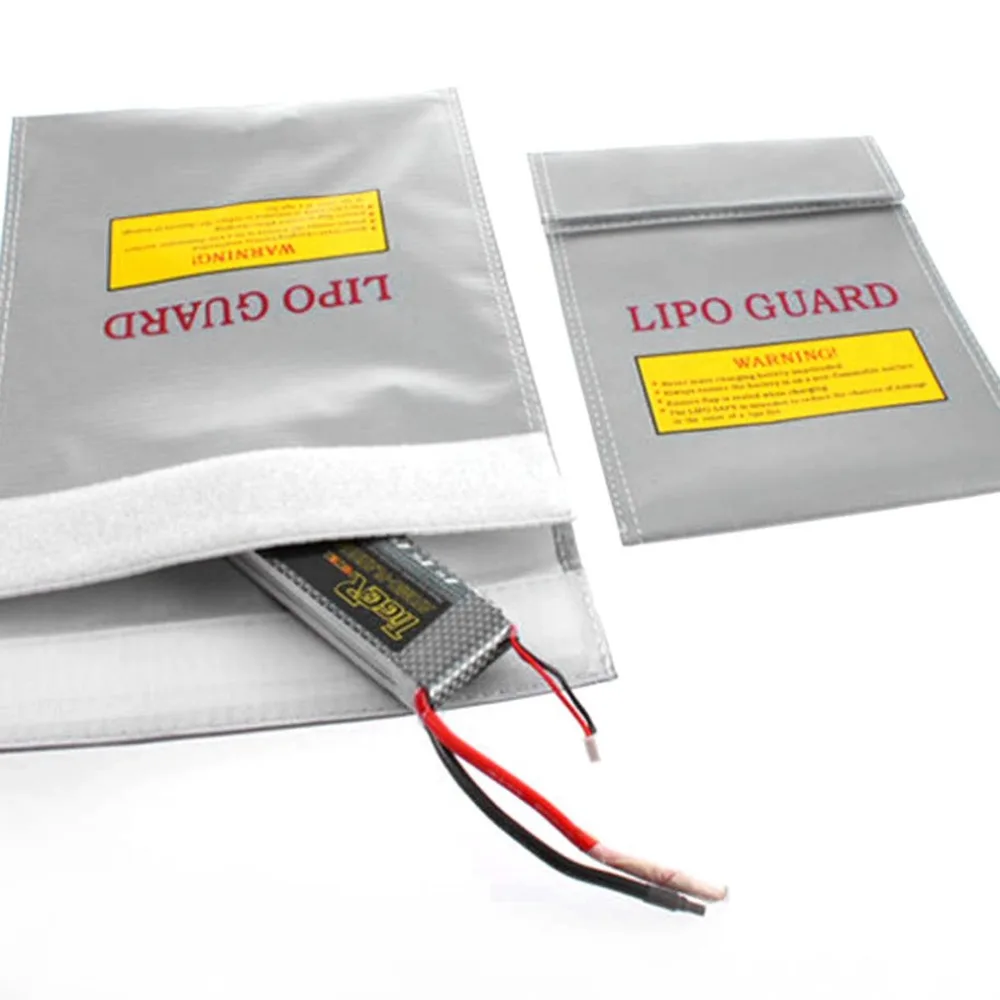 Серебряный RC LiPo Li-Po батарея пожаробезопасная Защитная сумка для зарядки Защитная сумка для аккумулятора