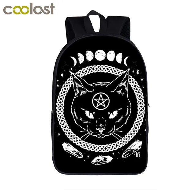 Cheap The Witching Hour Backpack For Teenage Boys Girls Children School Bags Mystery Cat Backpack Kids Book Bag Women Men Backpacks Cheap The Witching Hour Backpack For Teenage Boys Girls Children School Bags Mystery Cat Backpack Kids Book Bag Women Men Backpacks