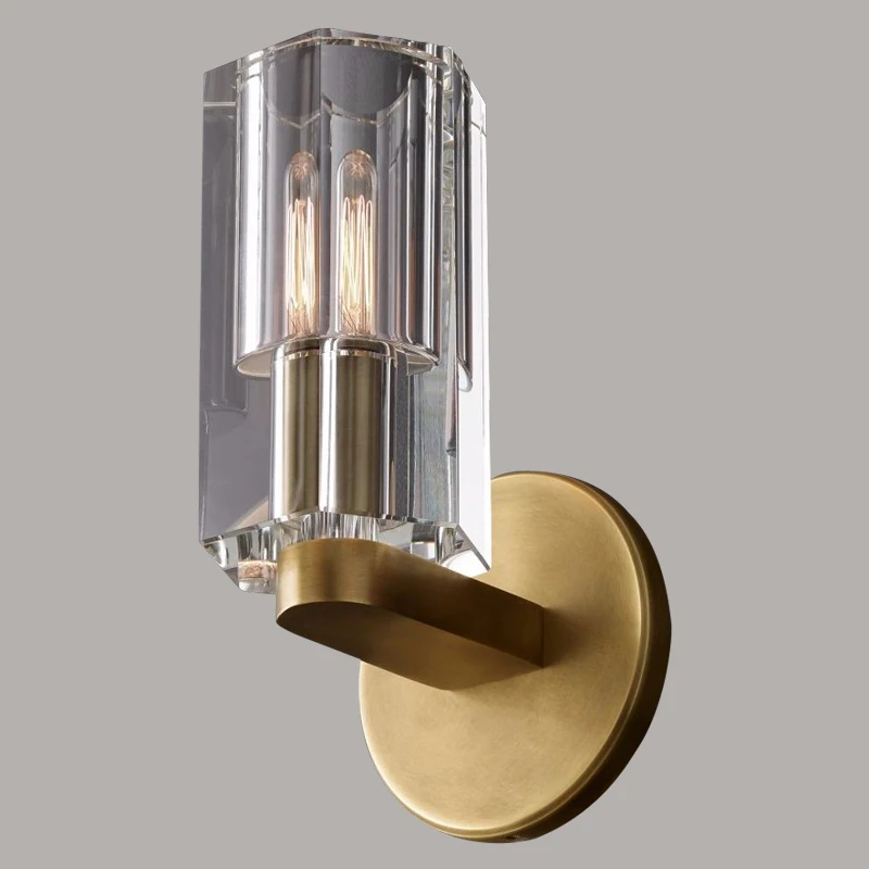 

Nordic Minimalism Glass Globe Lustre E27 Led Wall Lamp Corridor Retro Led Wall Scones Black / Gold Metal Luminaires Lighting