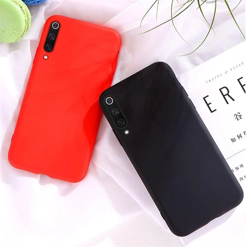 

Shockproof Phone Case For Xiaomi Mi 9SE 8SE A1 A2 Lite Liquid Soft Silicone TPU Matte Cover For Xiaomi Mi 8 Lite 9 8 Mix 2 2S 3