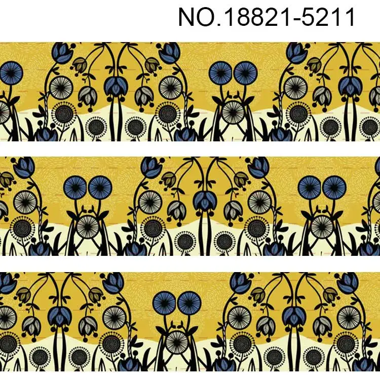 10 ярдов-разные размеры-красивая узорная лента с принтом в виде корсажной ленты ручной работы - Цвет: 18821  5211