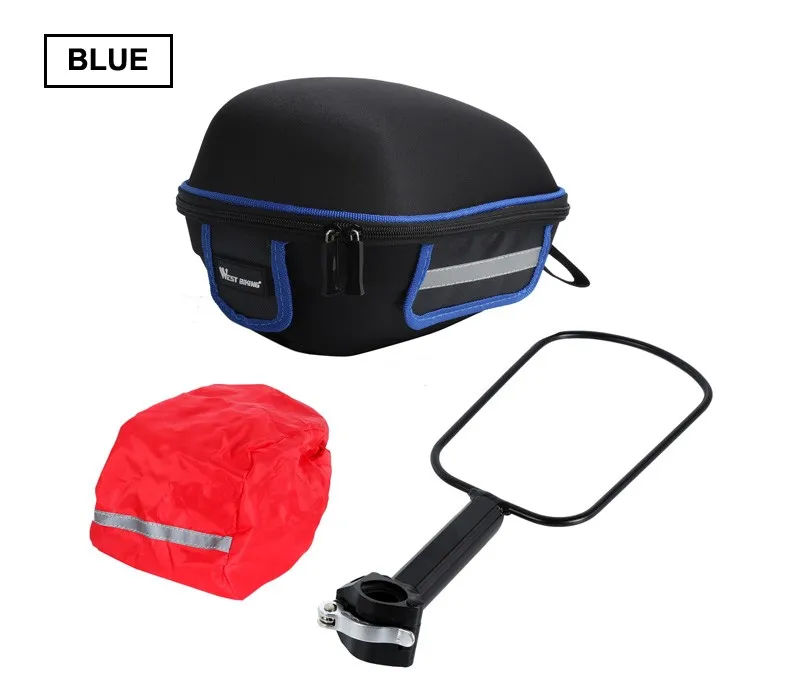 Sale WEST BIKING Cycling Bag Bike Rear Bag Reflective Waterproof Rain Cover Mountain Bike Cycling Tail Extending Saddle Bicycle Bag 38