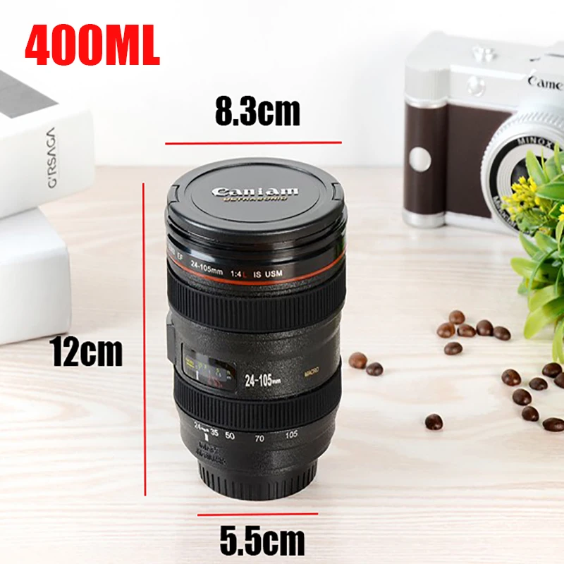 Новый Caniam SLR Объективы для фотоаппаратов 24-105 мм 1:1 Весы Пластик Кофе Чай Кружка 400