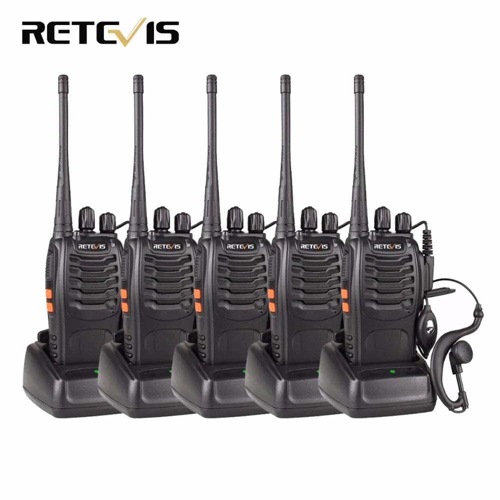 5 шт. рация Retevis H777 UHF 400-470 МГц частота, переносной радиоприемник набор радиоприемников Hf приемопередатчик CTCSS/DCS Handy