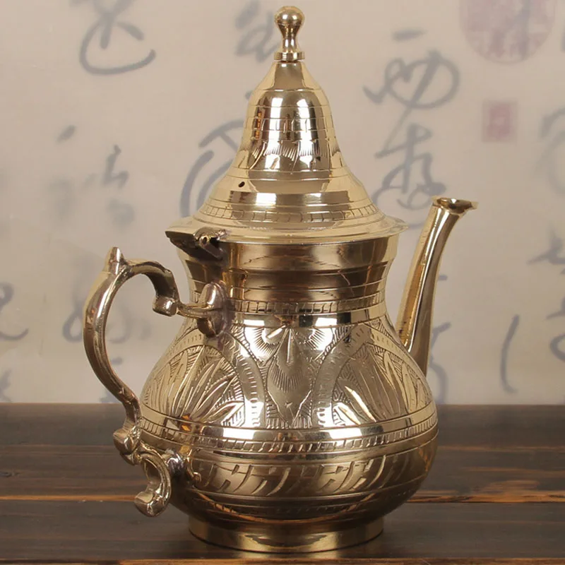 Чайный чайник tieguanyin пуэр Жасмин Лунцзин, зеленый чай, посуда, чайные горшки, антикварные китайские медные чайные горшки, пуэр, чайный горшок, водяной горшок