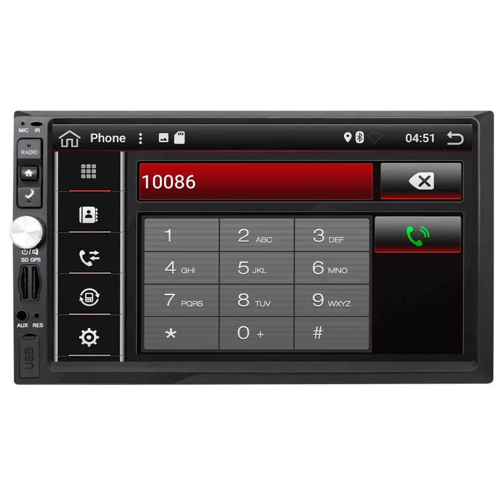 Flash Deal Eunavi Universal 2 din Android 8.1 Car player GPS+Wifi+Bluetooth+Radio+octa core CPU+DDR3+Capacitive Touch Screen+car pc+audio 3