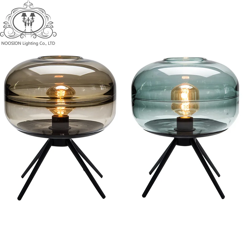 NOOSION Modern Glass Table Lamp for Home Living Creative Art Handmade Glass Ornaments Decoration Desk lamp Lampara decorativa NOOSION Modern Glass Table Lamp for Home Living Creative Art Handmade Glass Ornaments Decoration Desk lamp Lampara decorativa