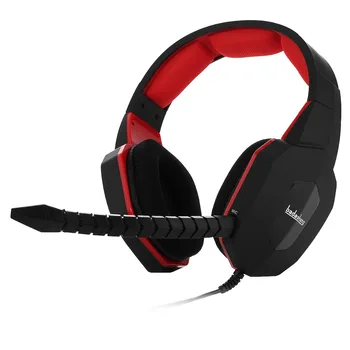 

HUHD BDS-939P Gaming Headset for PS4, Smartphone , Mac , XBox One with 3.5mm plug and Detachable microphone (RED)