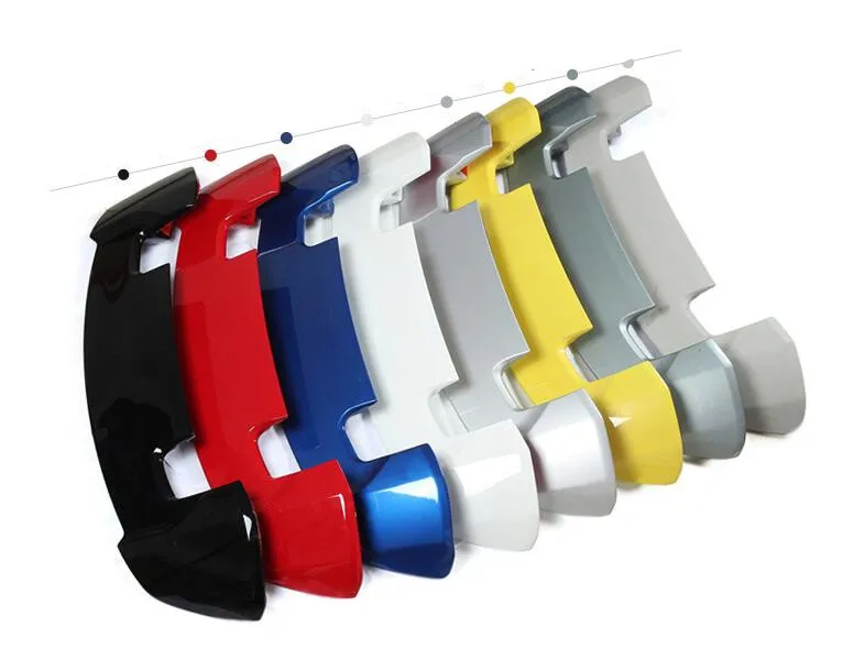 

JINGHANG ABS Paint Car Rear Wing Trunk Lip Spoilers Fits For Honda Fit/JAZZ GK5 With lamp 2014 2015 2016 2017