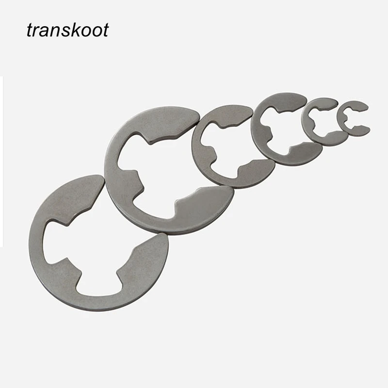 100 шт. DIN6799 304 из нержавеющей стали M1.2/M1.5/M2/M2.5/M3/M4/M5/M6/M7/M8/M10 кольцо для прыжков стопорное кольцо фиксатор мешка E Клип Сплит шайбы