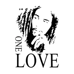 ПВХ Наклейки на стену Домашний Декор Наклейка виниловая Книги по искусству кавычки Bob Marley One Love
