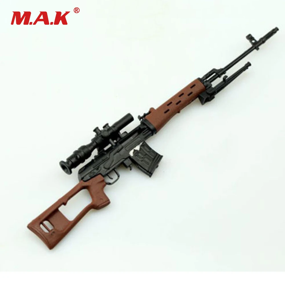 

1/6 Scale SVD Sniper Rifle Gun Model Toy Weapon For 12" Soldier Action Figure