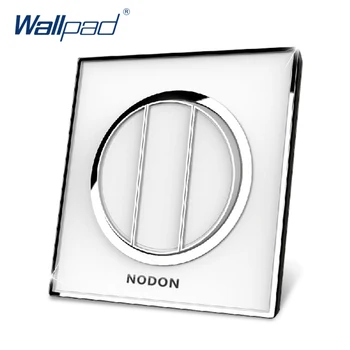 

3 Gang 1 Way Switch Free Shipping Hot Sale China Manufacturer Wallpad Push Button Luxury Arylic Mirror Panel Wall Light Switch