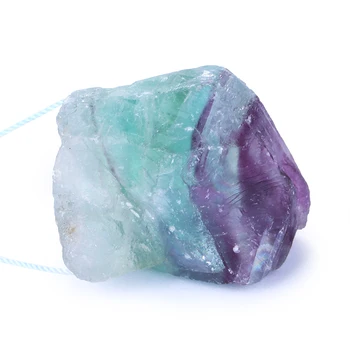 

Natural Nugget Fluorite Pendant Bead,42x31x23mm,54.6g
