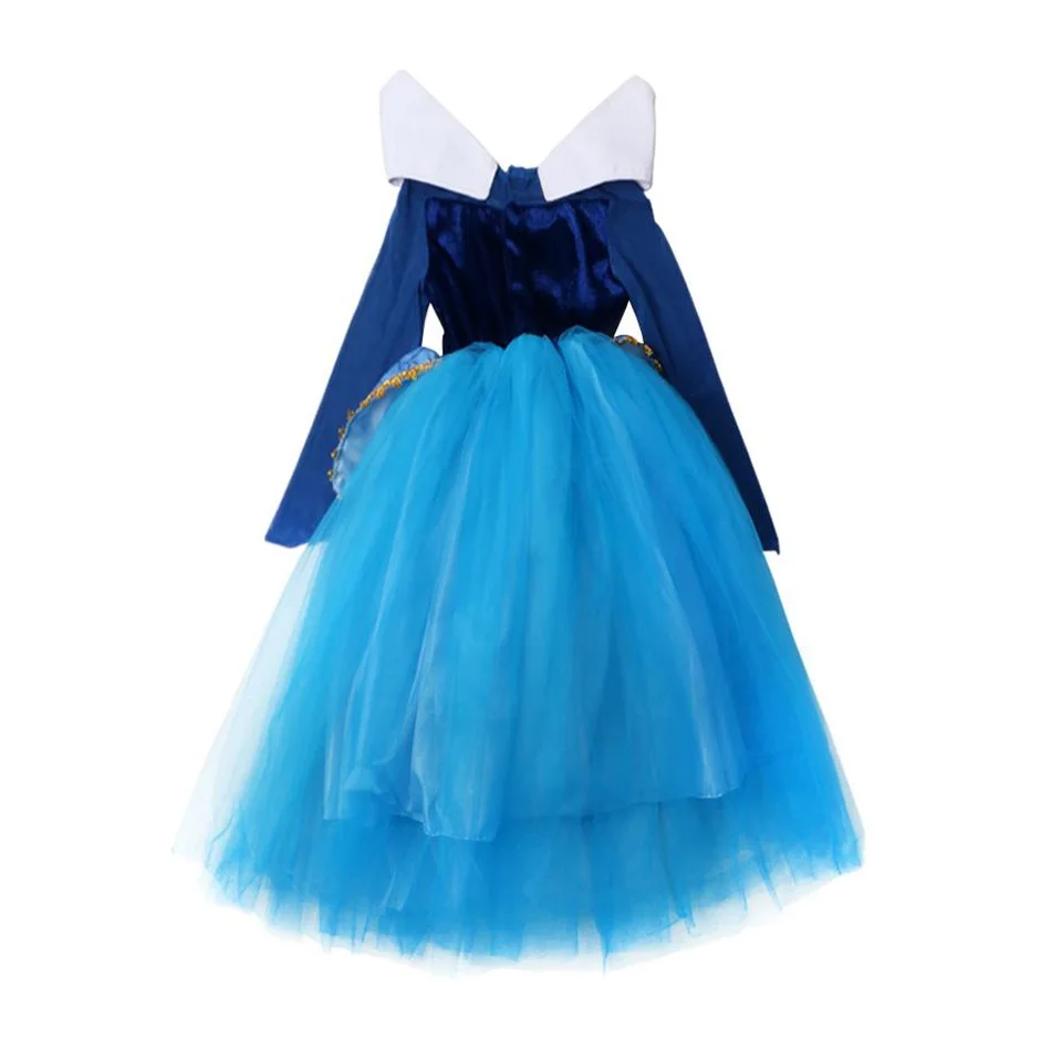 Blue Sleeping Beauty Cosplay Costume (2)