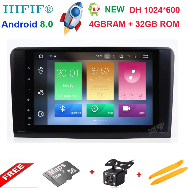 Flash Deal HIFIF Eight Core PX5 Android 8.0 Car Radio For Mercedes/Benz/GL ML CLASS W164 ML350 ML500 X164 GL320 Canbus Wifi GPS BT Radio 0