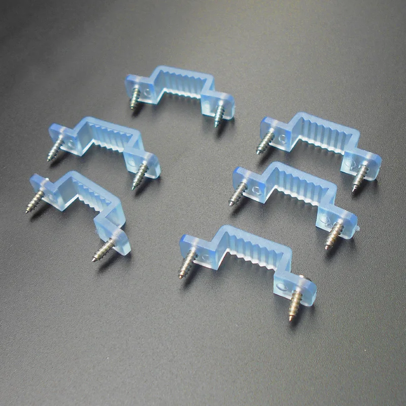 

screw + connector plastic clips / fixed pins.for led strips