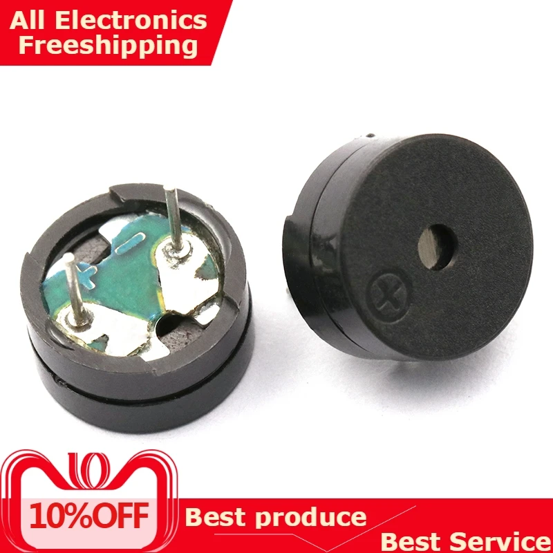 

10pcs Universal passive buzzer electromagnetic impedance 16 ohms AC / 2KHz 3V 5V 12V Universal