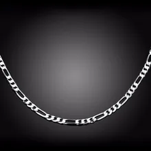 Unisex Silver Plated Chain