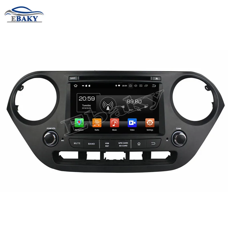 Clearance NaviTopia 7inch 4GB RAM 64GB ROM Octa Core Android 9.0 Car DVD Player For HYUNDAI  I10 2014-2015/GPS 9