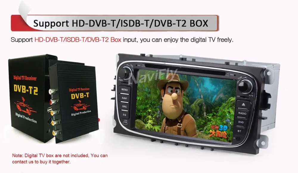 Excellent In stock 2DIN Car DVD Player GPS Navi for Ford Focus Mondeo Galaxy Kuga with Audio Radio Stereo Head Unit BT RDS Free MAP MIC 39