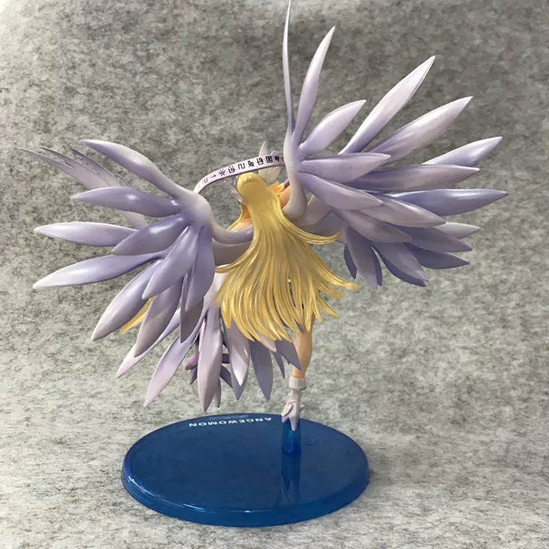 Аниме Digimon Angewomon Holy Arrow фигурка Коллекционная модель игрушки 24 см
